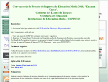 Tablet Screenshot of conaleptabasco.edu.mx